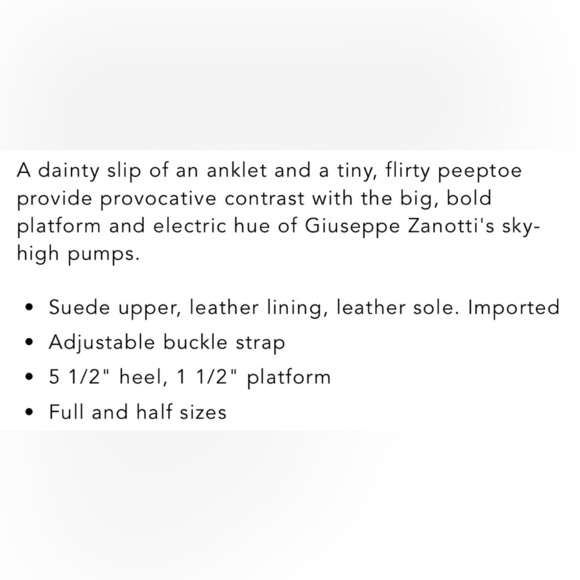 Giuseppe Zanotti Violet Designer Luxury Suede Peep-Toe Platform Pump Heels - Picture 11 of 11